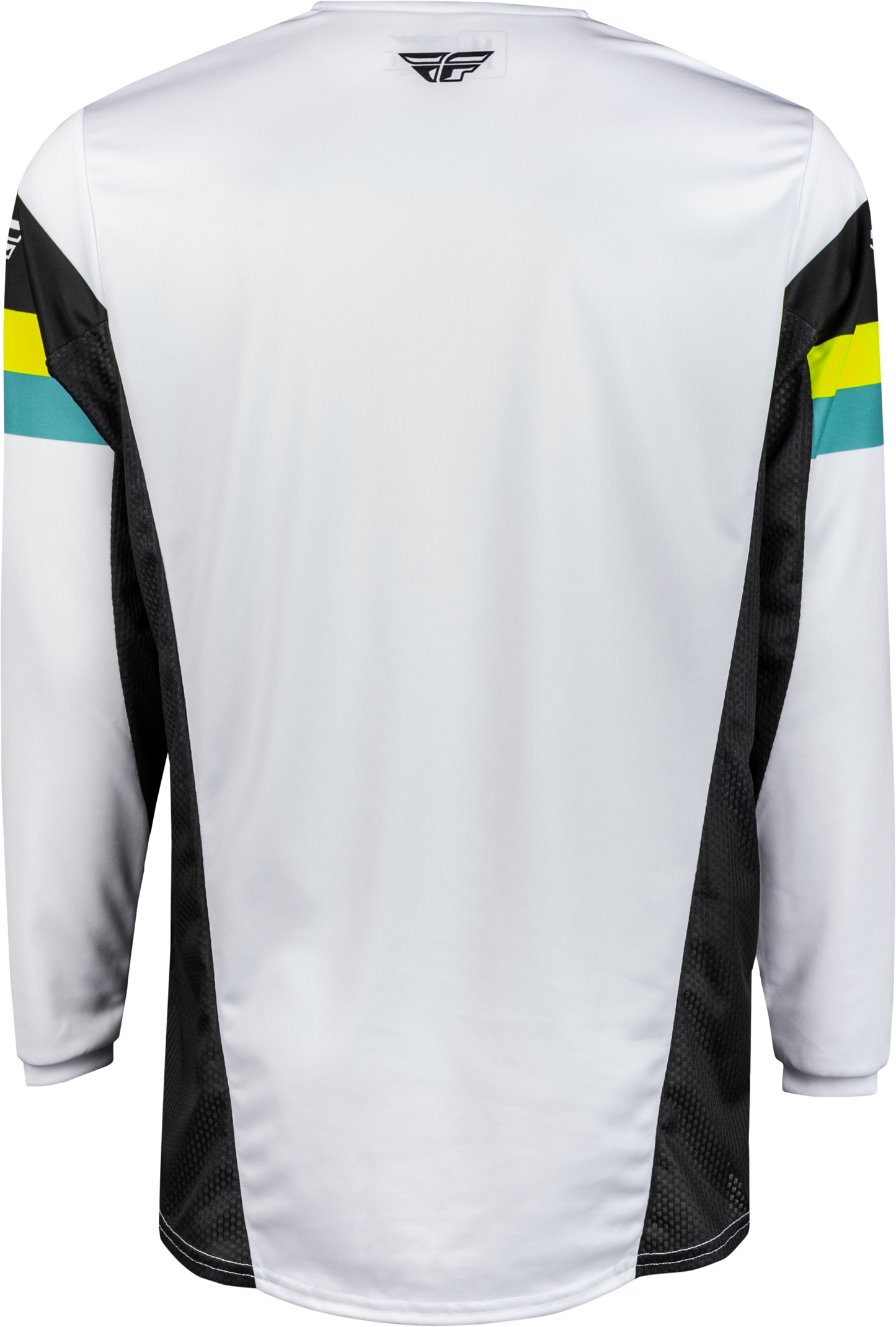 Kinetic Prix Jersey White/Black/Hi Vis Lg