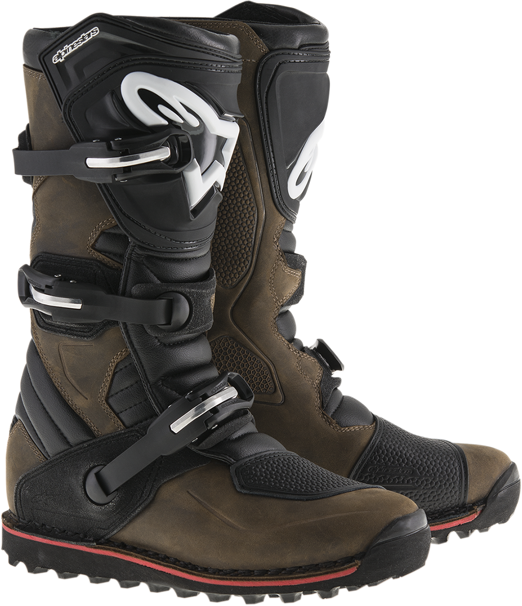 ALPINESTARS Tech-T Boots - Brown/Black - US 12 / EU 47 2004017-818-12