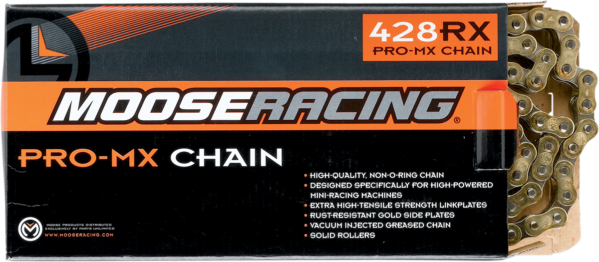 MOOSE OFFROAD 428 RXP - Pro-MX Drive Chain - 100 Links - Gold M575-00-100 M57500100