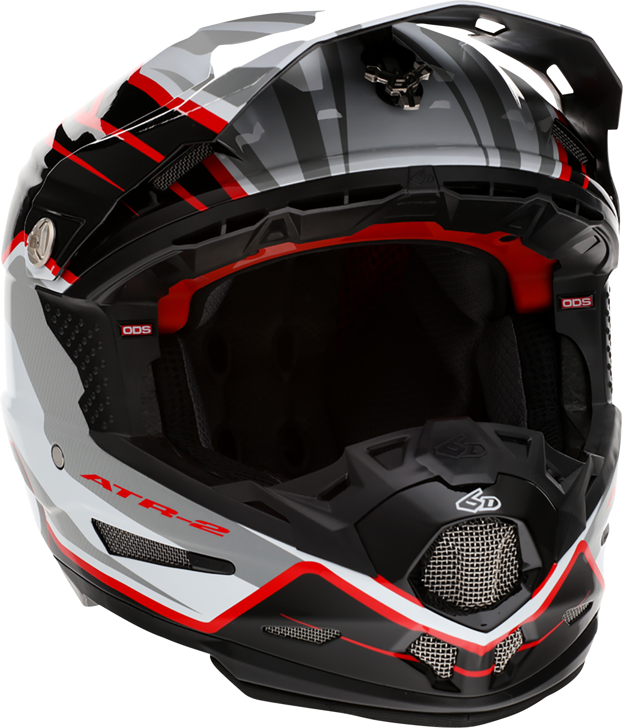 6D HELMETS ATR-2 Helmet - Phase - White/Red - XS 12-2834