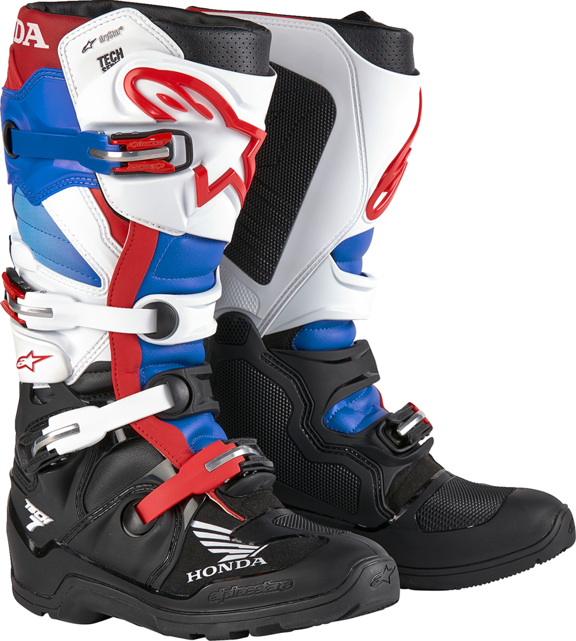 ALPINESTARS Tech 7 Enduro Drystar® Boots - Black/White/Blue/Red - US 10 / EU 44.5 2012723-1272-10