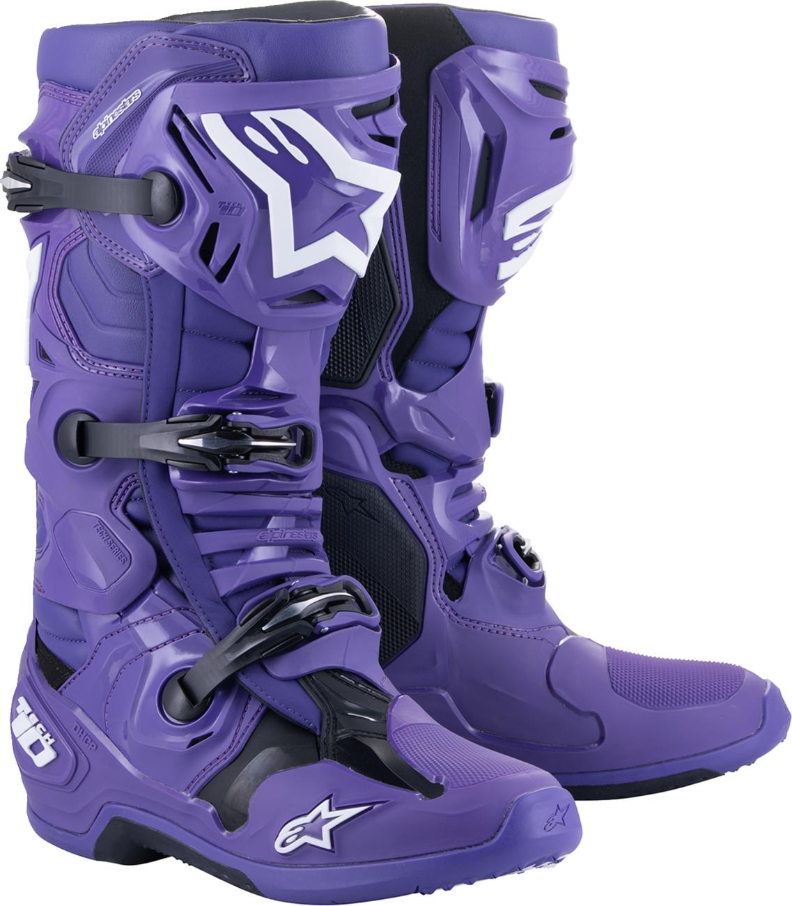 ALPINESTARS Tech 10 Boots - Purple/Black - US 12 / EU 47 2010020-394-12