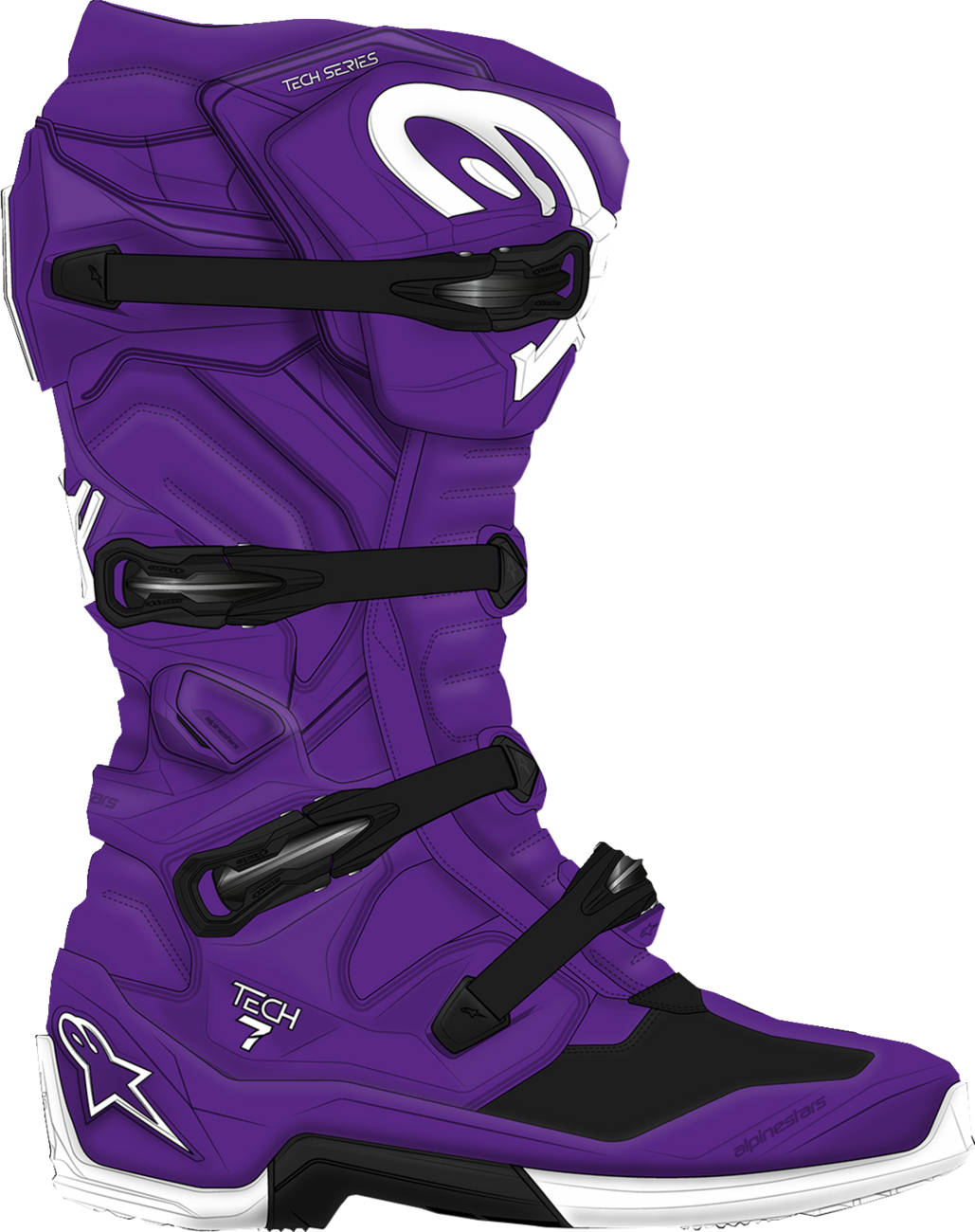 ALPINESTARS Tech 7 Boots - Purple - US 11 / EU 45.5 2012025-38-11