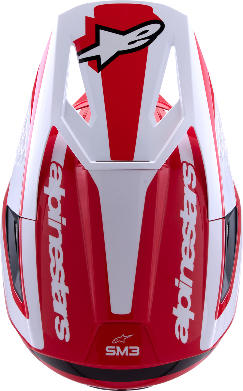 ALPINESTARS SM3 Helmet - Heat - Gloss Red/White/Black - 2XL 8301026-3126-XXL