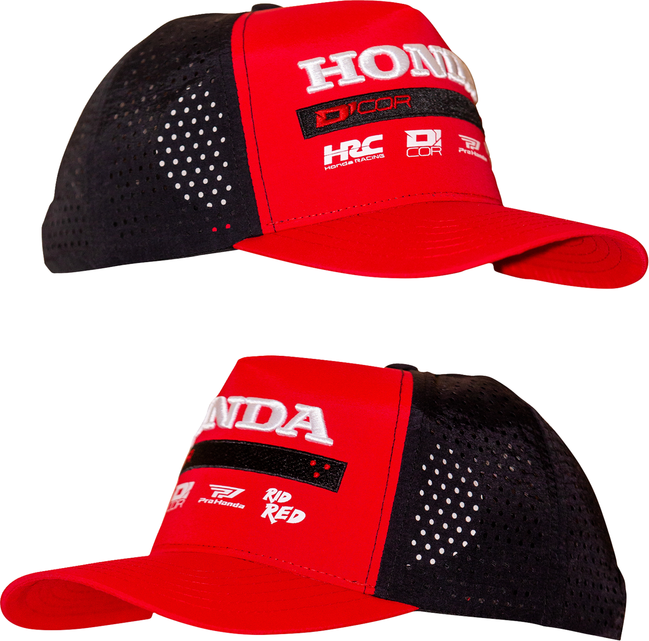 D'COR VISUALS Honda Factory2 Hat - Red 70-158-1