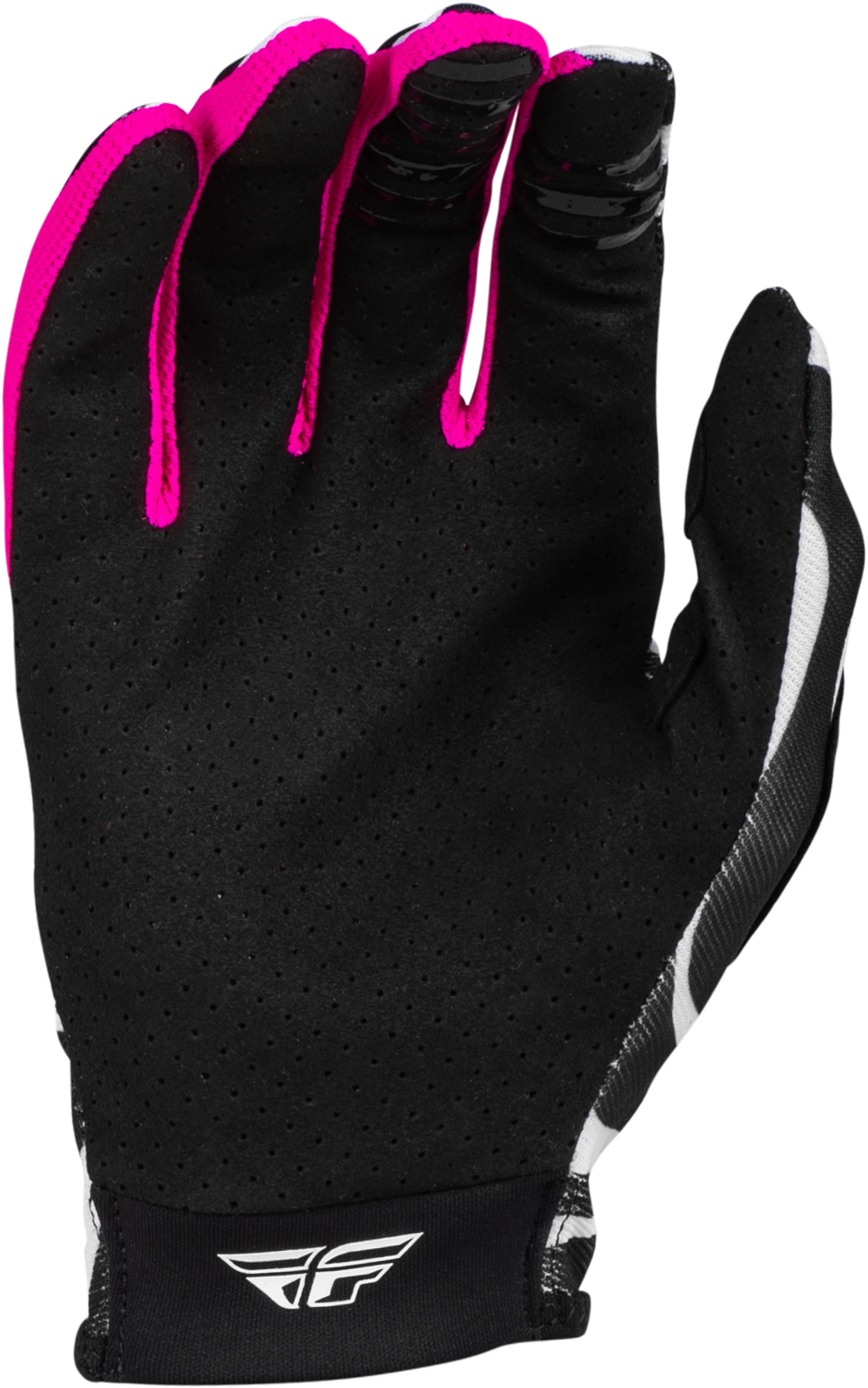 Youth Lite Uncaged Gloves Black/White/Neon Pink Ym