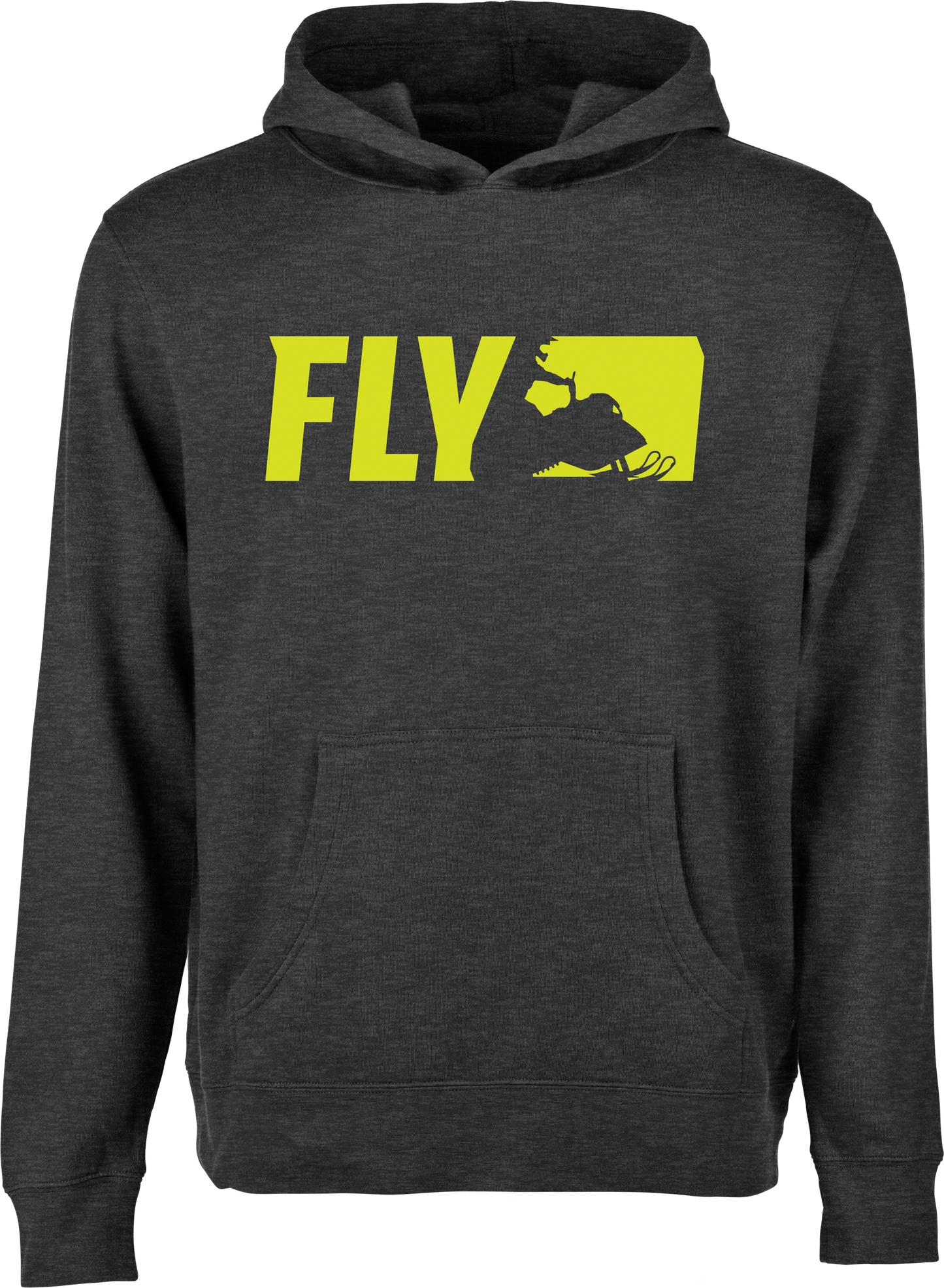 Fly Youth Primary Hoodie Charcoal Yx
