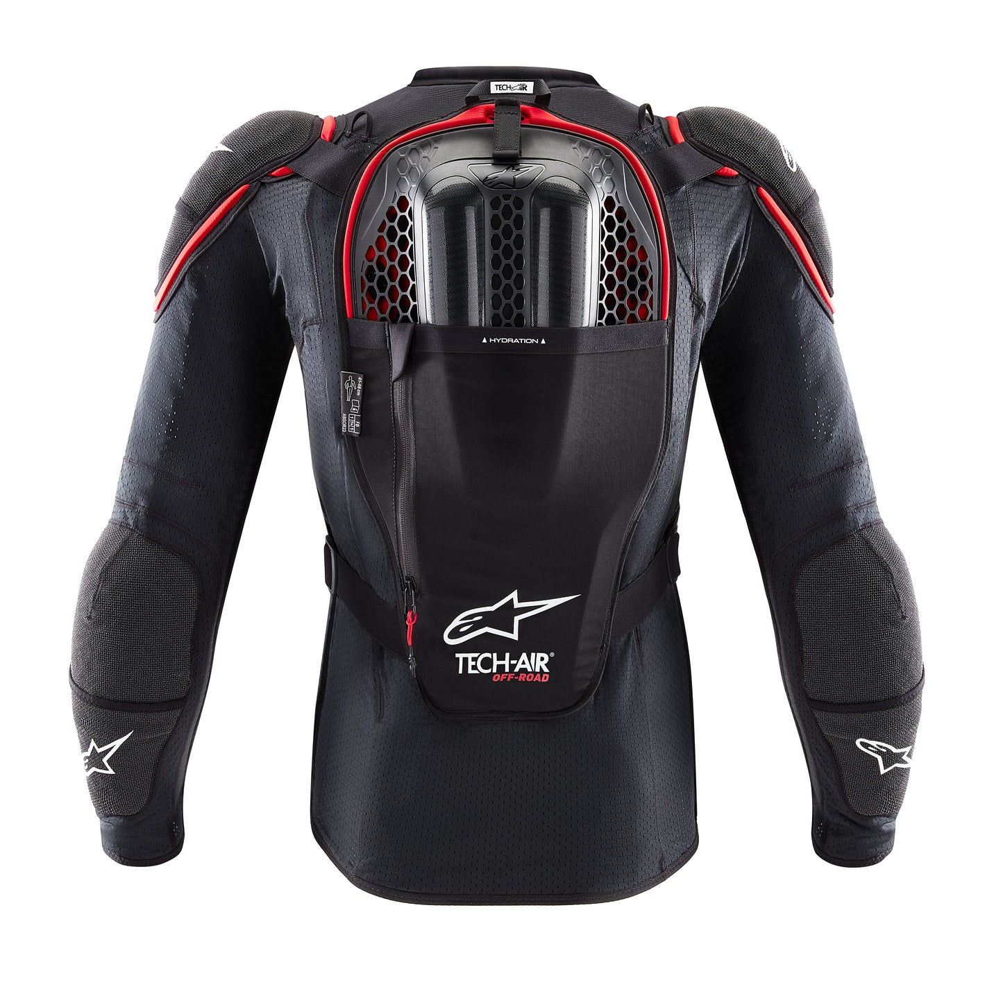 Tech Air Off Road System Black/Red Lg