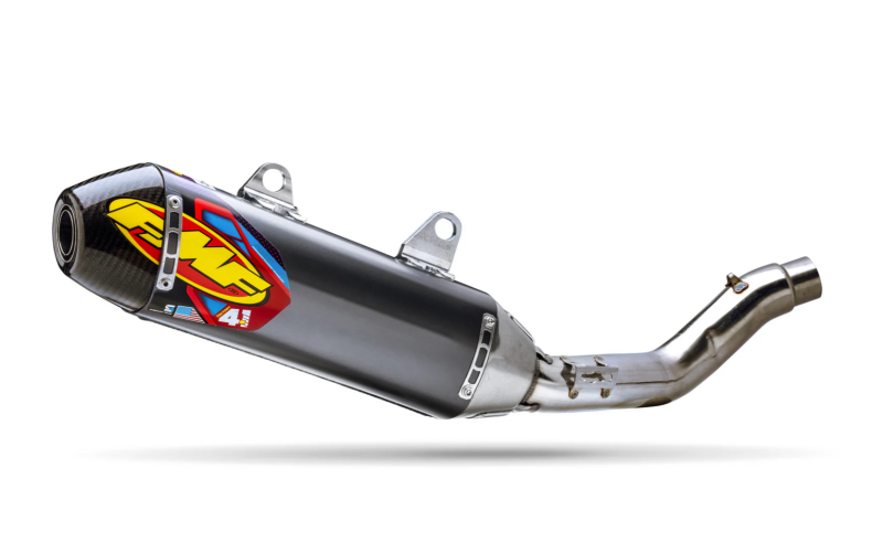 FMF Racing Kawasaki KX450F 2024 SS Alum Factory 4.1 RCT SO Muffler w/ R. Carbon Cap