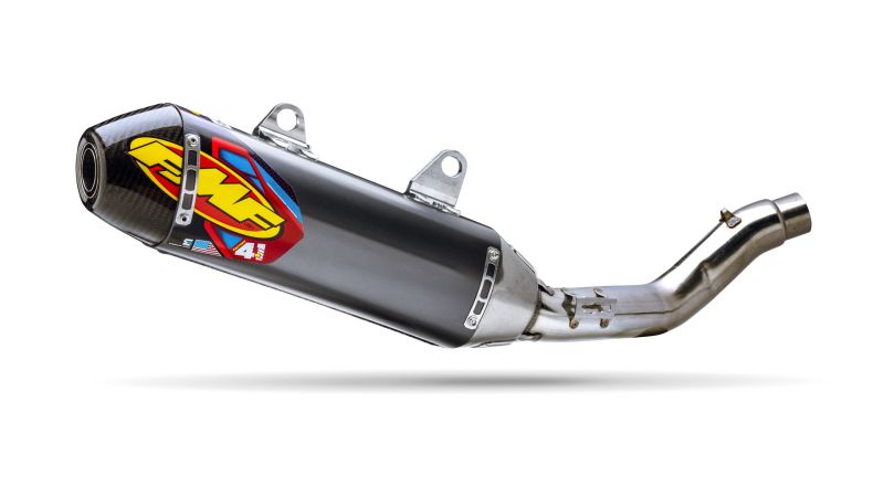 FMF Racing Suzuki RMZ250 19-24 SS Alum Factory 4.1 RCT SO Muffler w/ R. Carbon Cap
