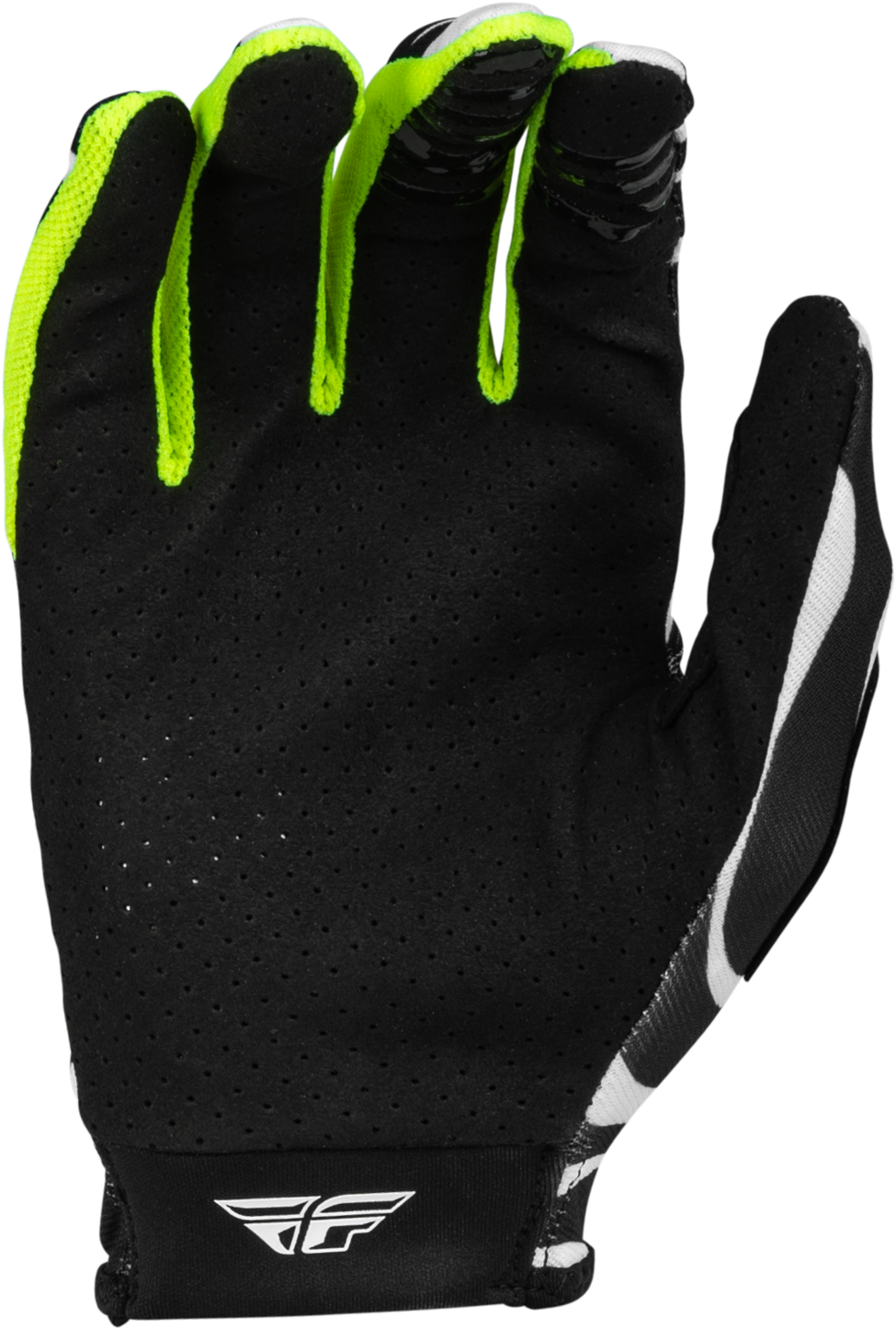 Youth Lite Uncaged Gloves Black/White/Neon Green Ym