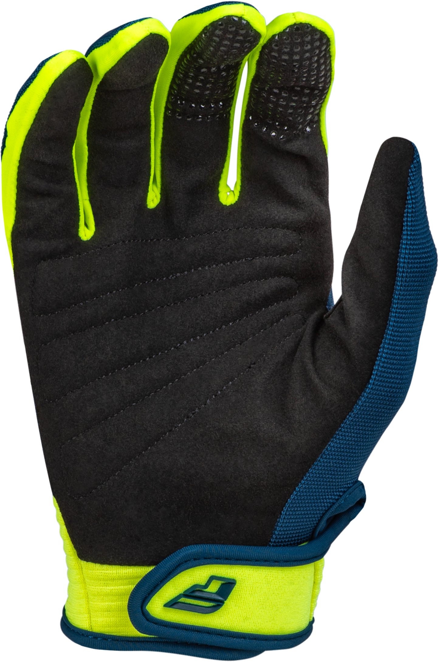 Youth F 16 Gloves Navy/Hi Vis/White Y3xs