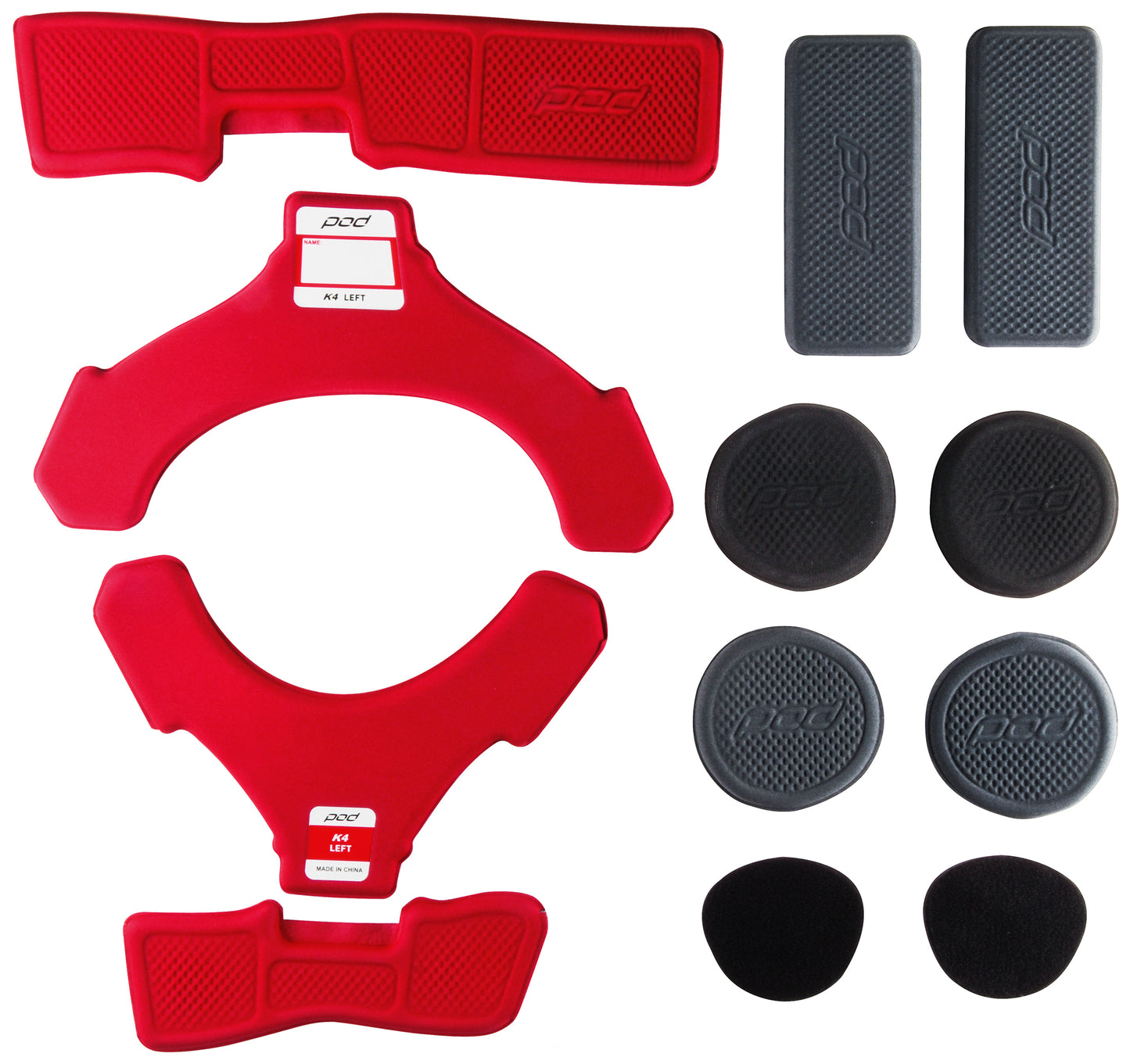 K4 Mx Pad Set Red (Left)