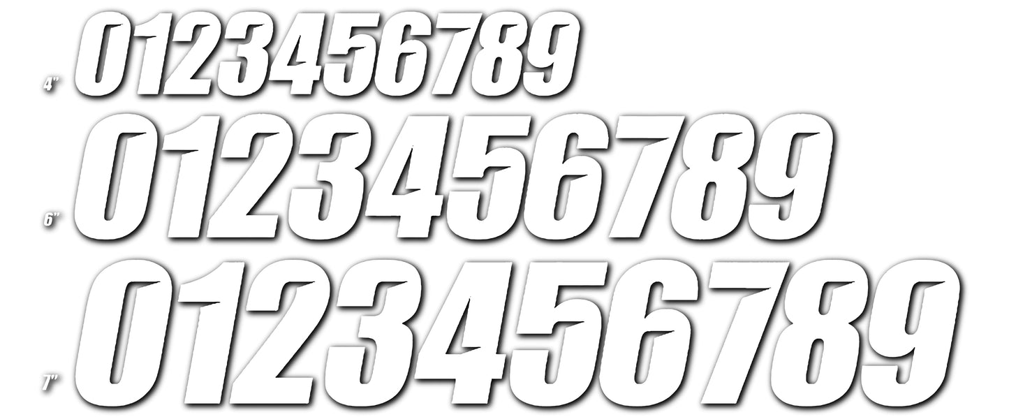 #1 White 6 Slash Series 3/Pk