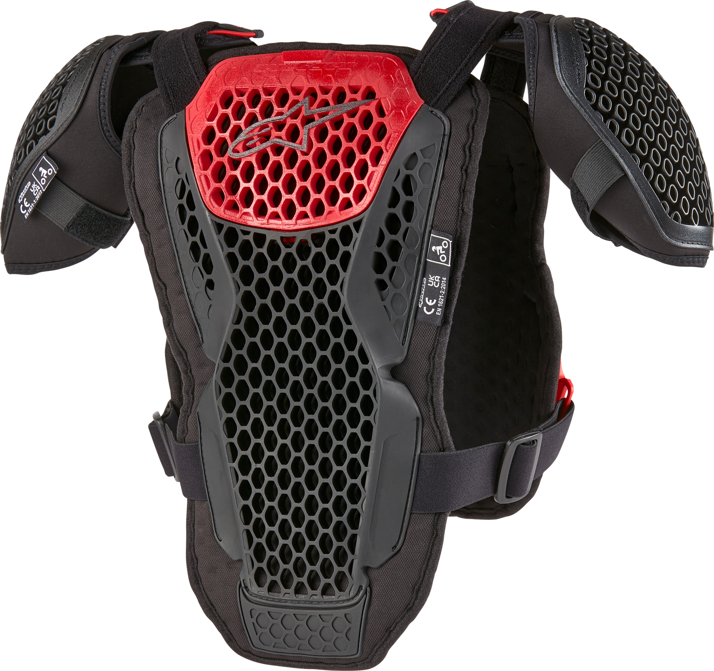 Bionic Action Youth Chest Protector Blk/Red Lg/Xl