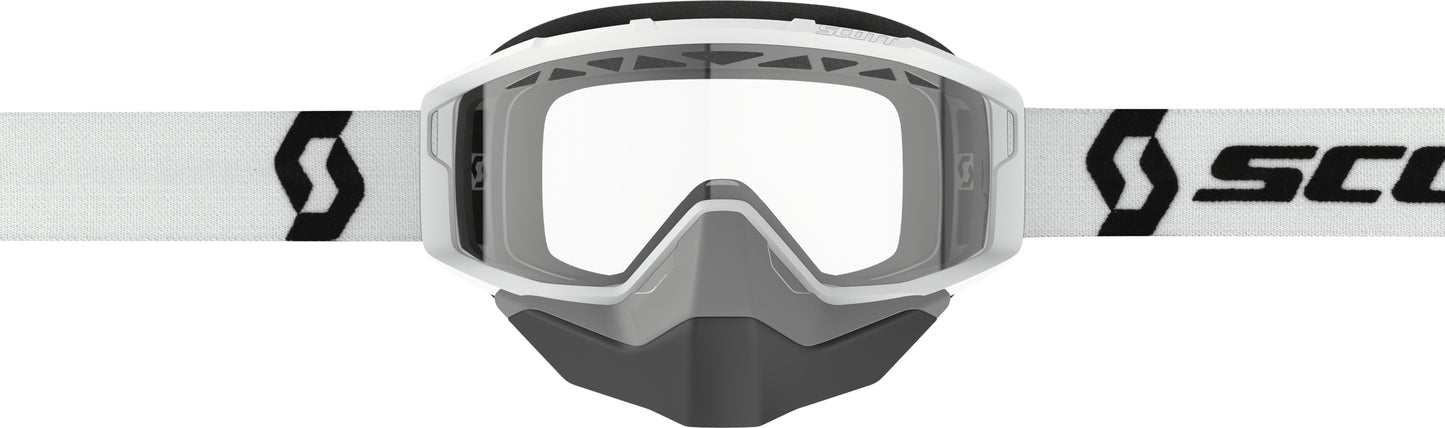 Primal Snowcross Goggle White Clear Lens