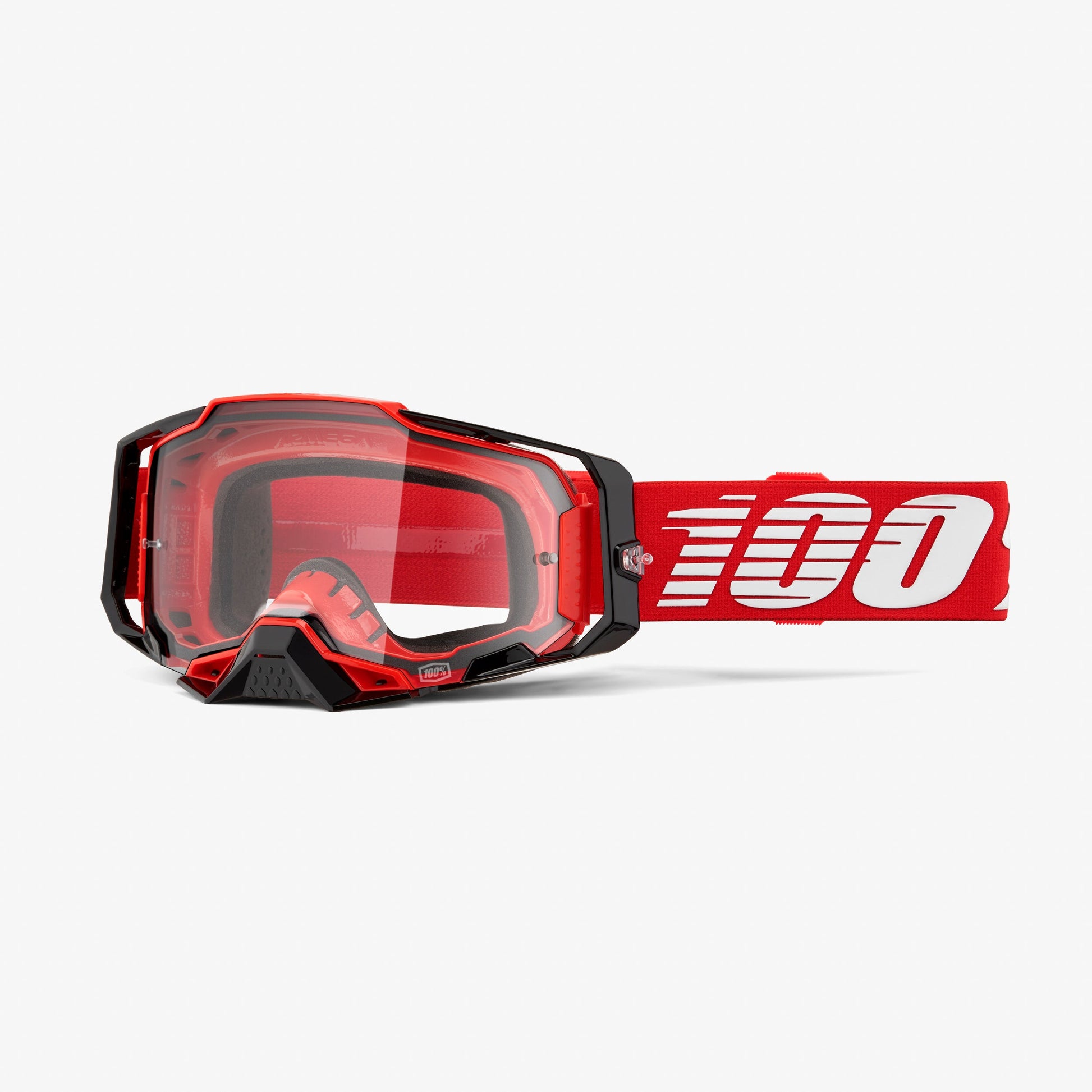 100% Armega Goggle - Red Clear
