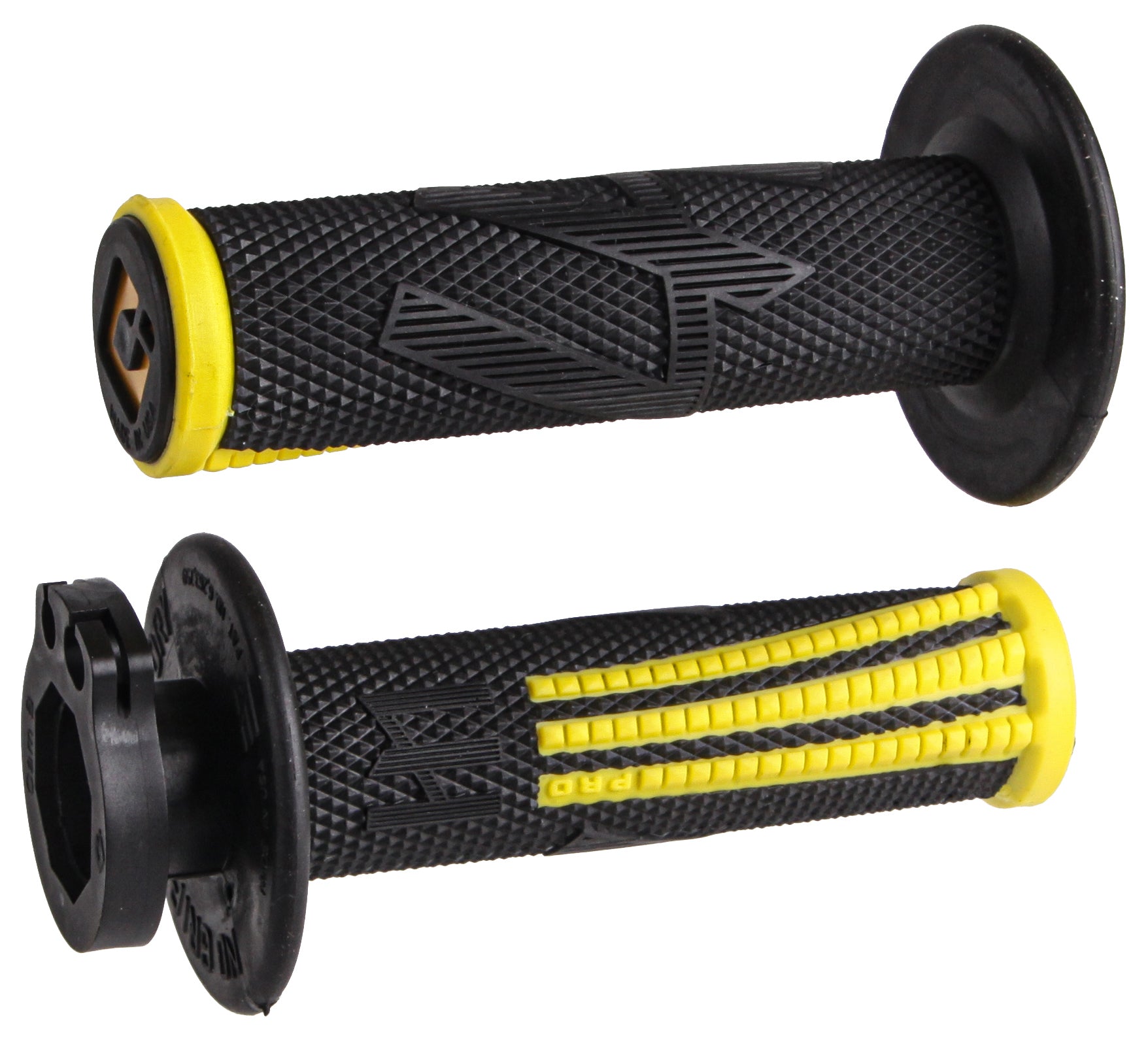 ODI Emig Pro V2 Lock On Grip - Black/Yellow