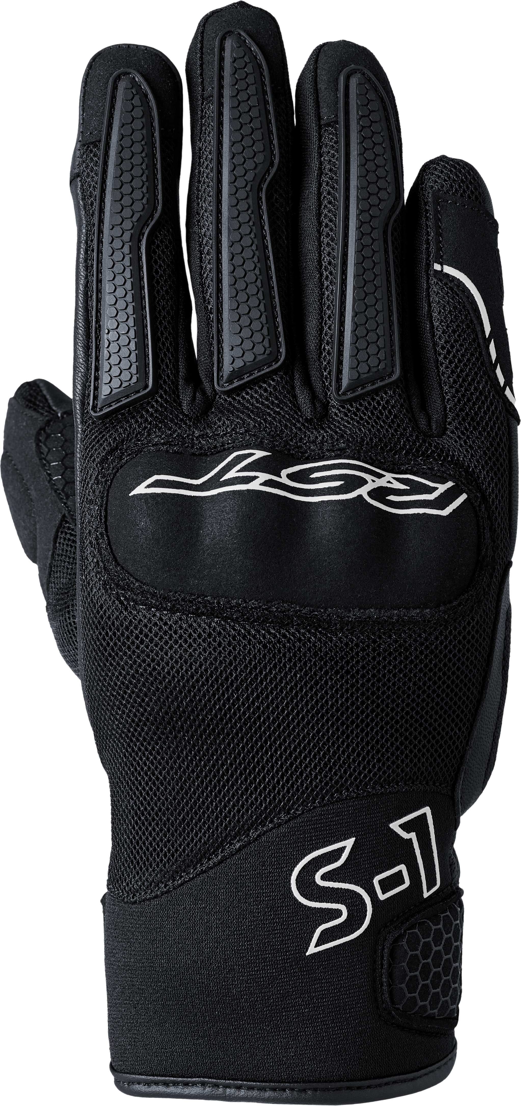 S1 Mesh Ce Glove Black/Black/White  Sm