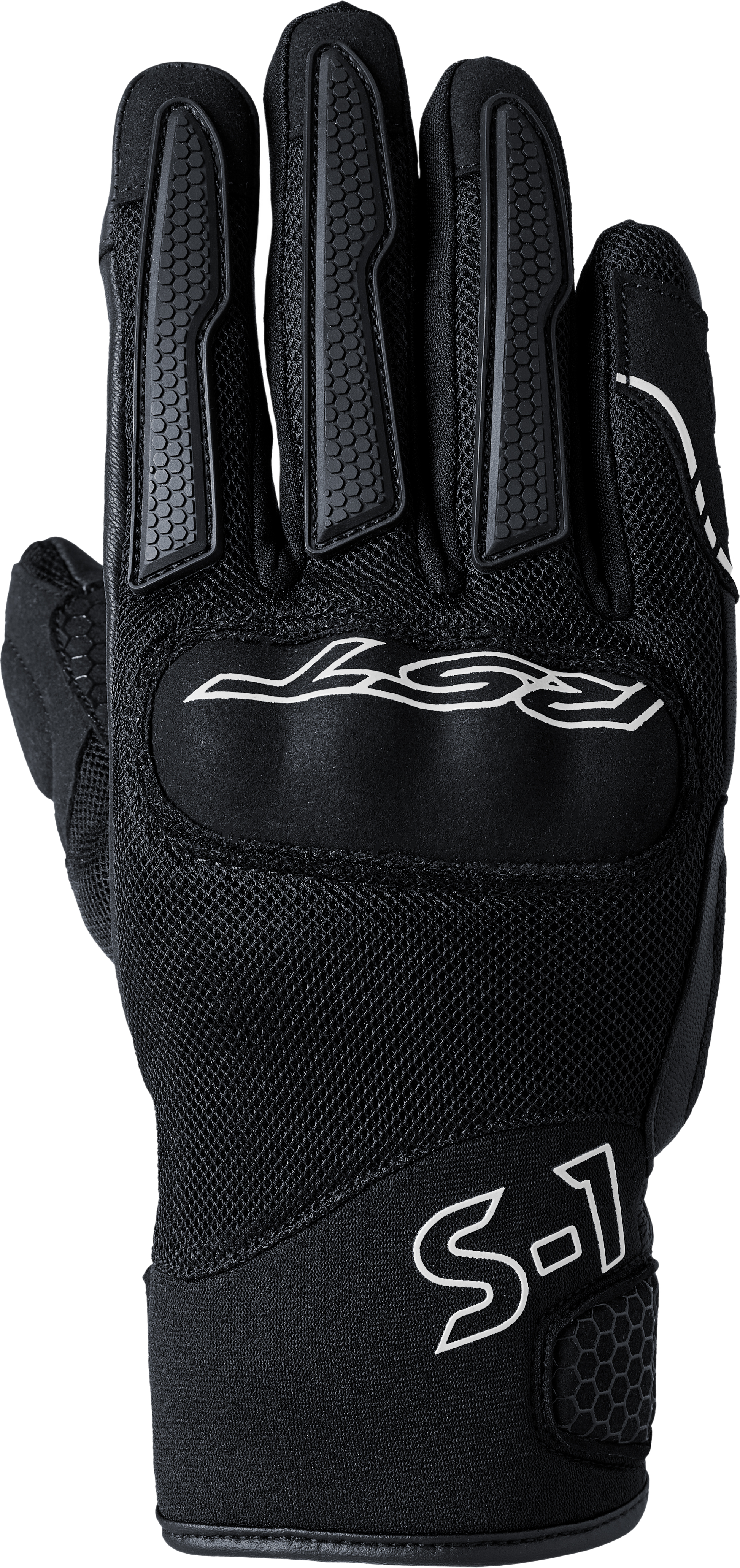 S1 Mesh Ce Glove Black/Black/White  Xs