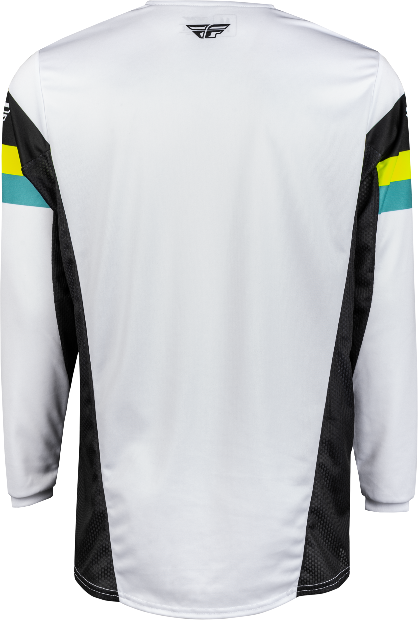 Kinetic Prix Jersey White/Black/Hi Vis Lg