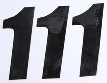 Number 1 Black 6" 3/Pk