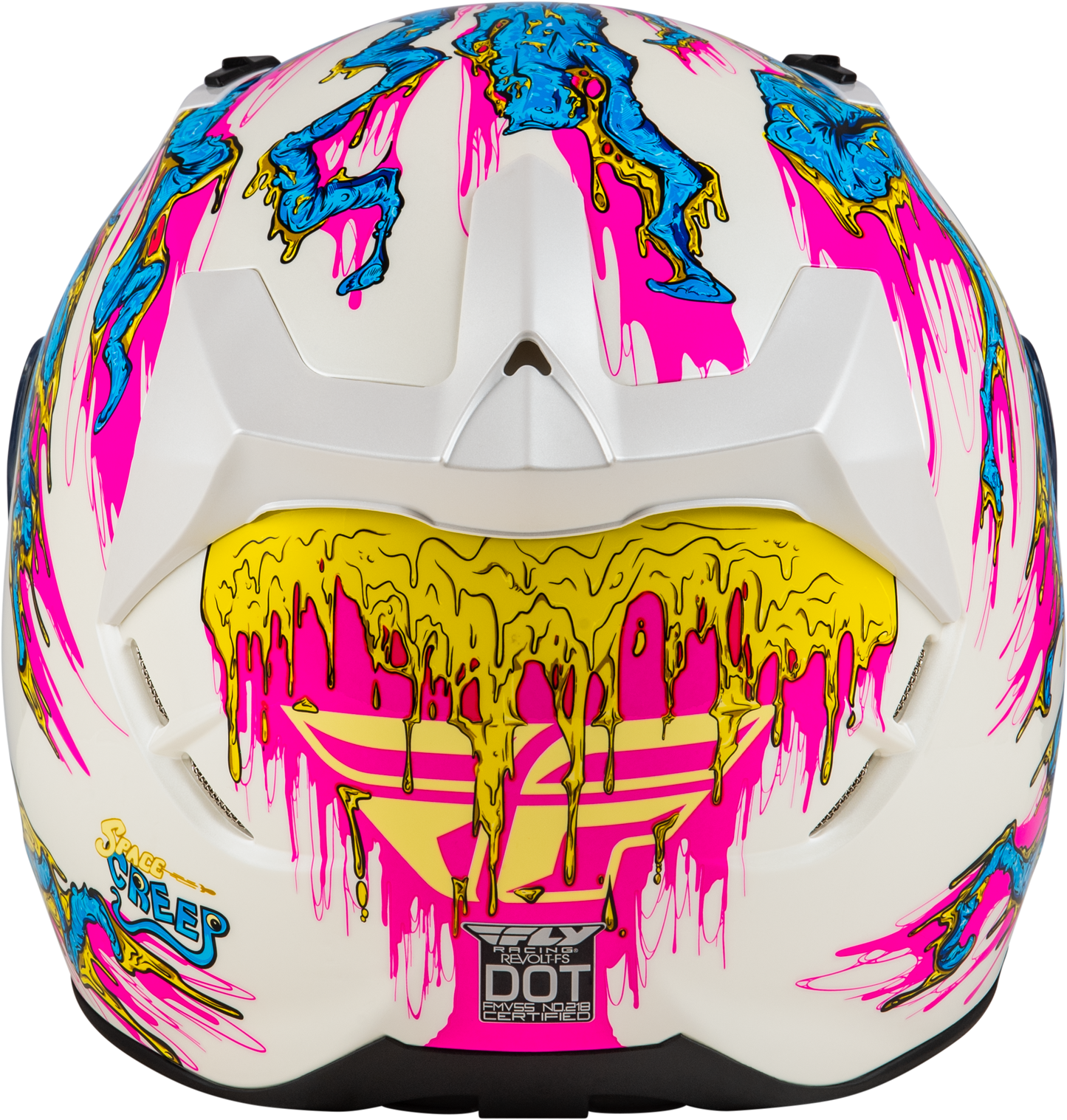 Revolt Space Creep Helmet Light Blue/White/Pink Md