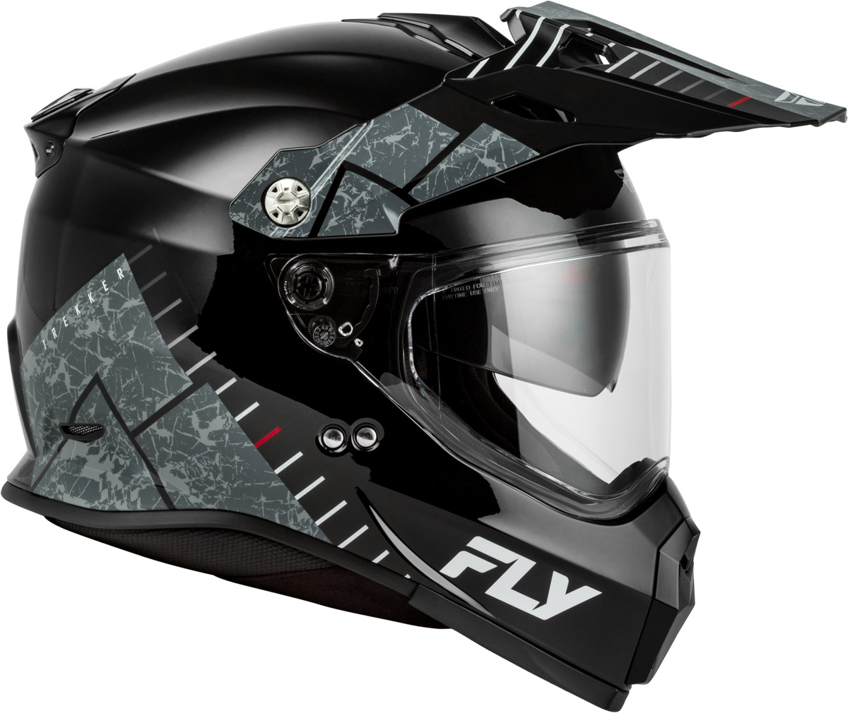 Fly Trekker Granite Helmet Black/Grey 2x
