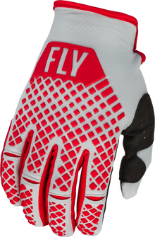 Youth Kinetic Gloves Red/Grey Ys