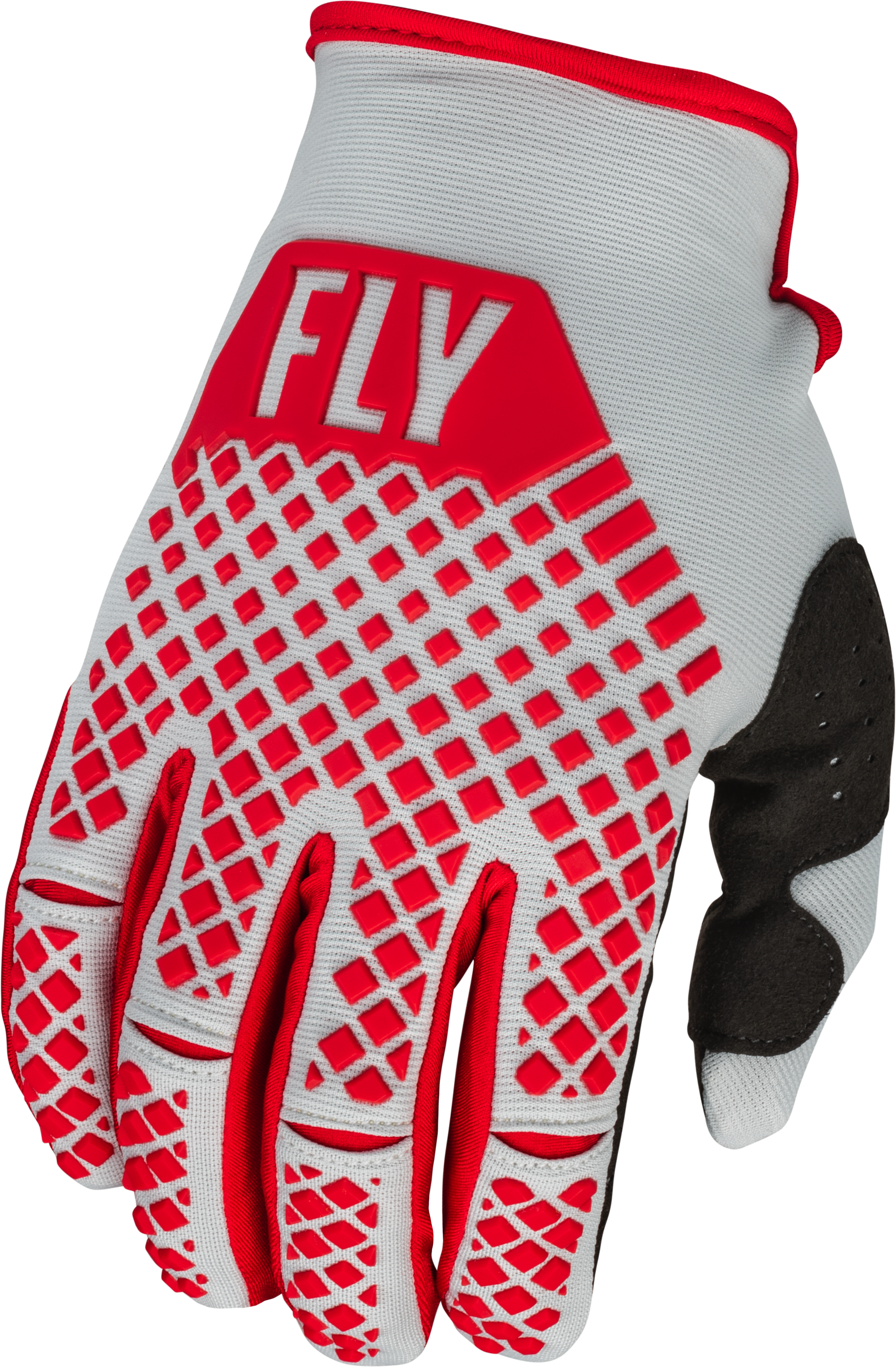 Youth Kinetic Gloves Red/Grey Ys