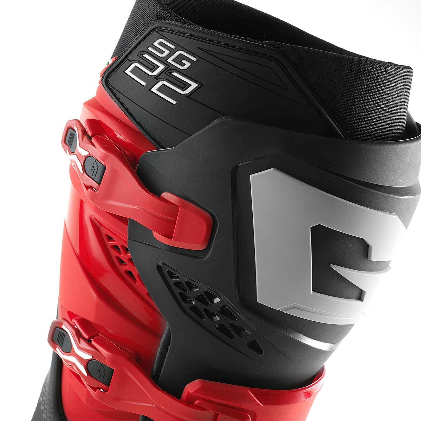Sg22 Gore Tex Enduro Le Boots Red/Black/Grey Sz 12