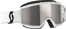 Primal Goggle White Silver Chrome Works