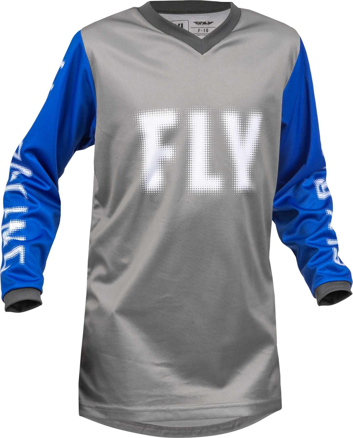 Youth F 16 Jersey Grey/Blue Ym