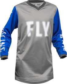 Youth F 16 Jersey Grey/Blue Ym