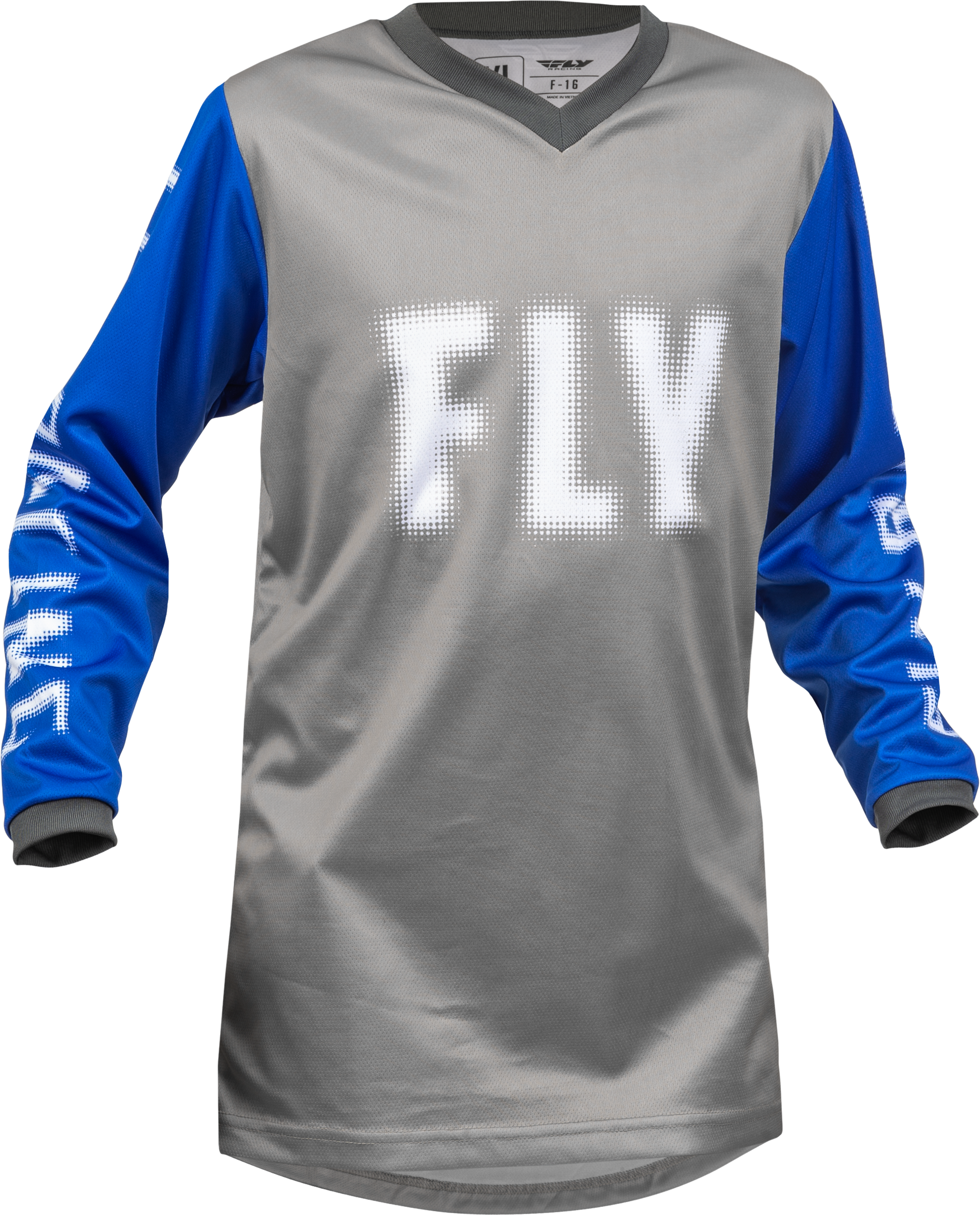 Youth F 16 Jersey Grey/Blue Yx