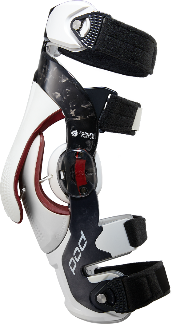 K8 3.0 Knee Brace Carbon (Lt) Carbon/White Lg