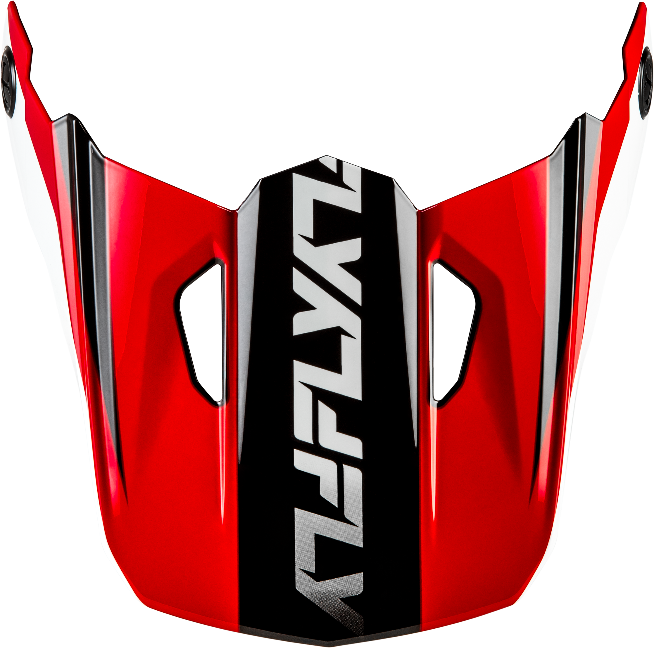 Kinetic Crest Helmet Visor Red/Black/White Md/Lg
