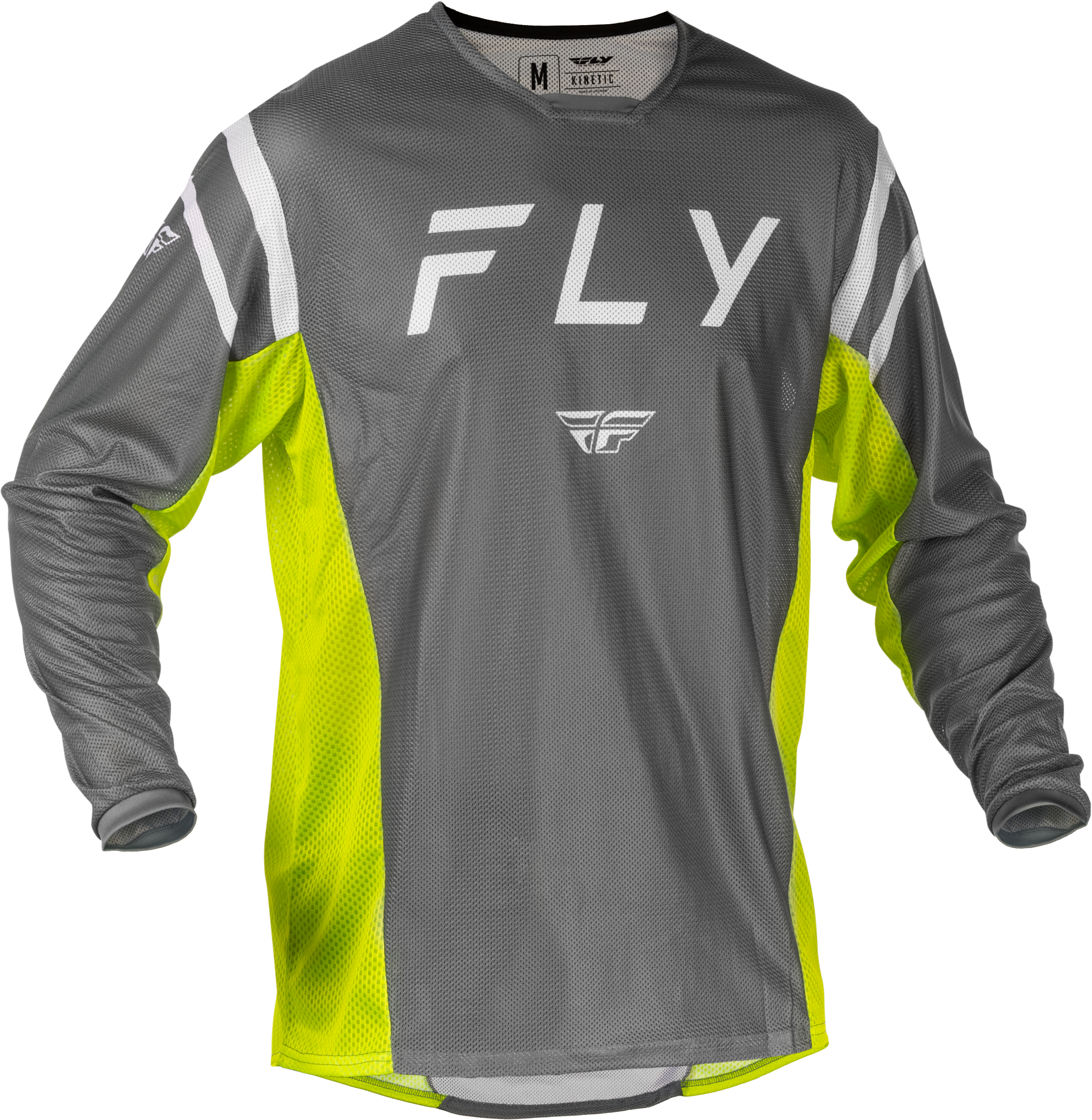 Kinetic Mesh Center Jersey Grey/White/Hi Vis 2x