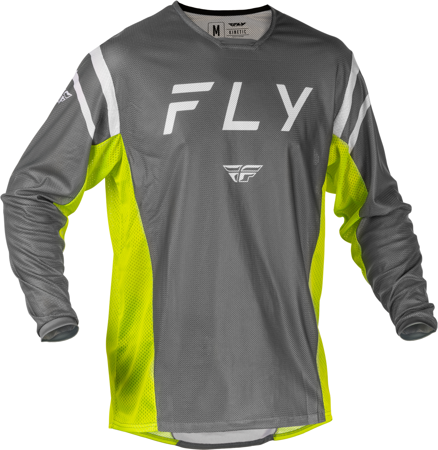 Kinetic Mesh Center Jersey Grey/White/Hi Vis Lg
