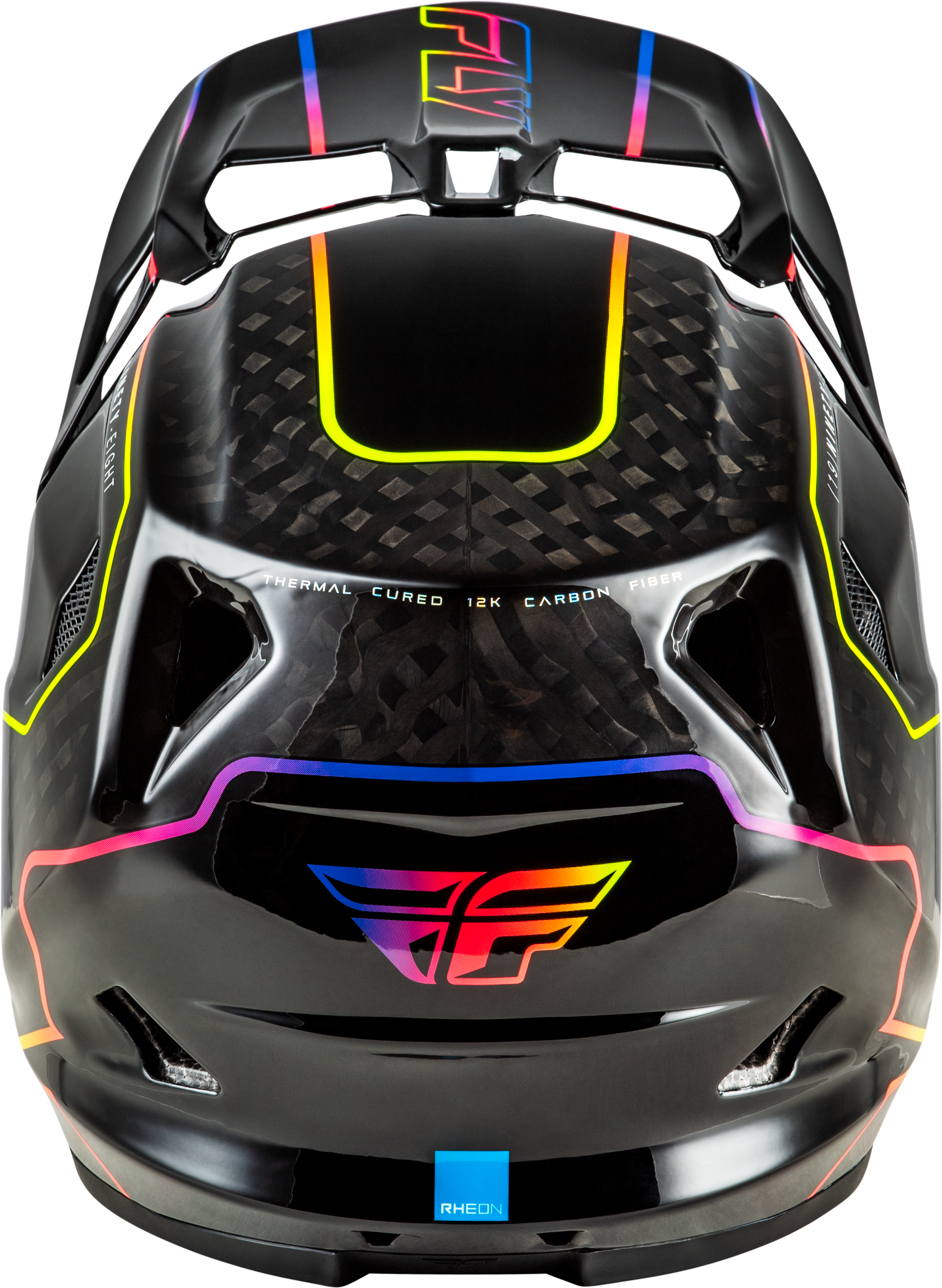 Werx R Flow Carbon Helmet Black Carbon/Black/Multi Lg