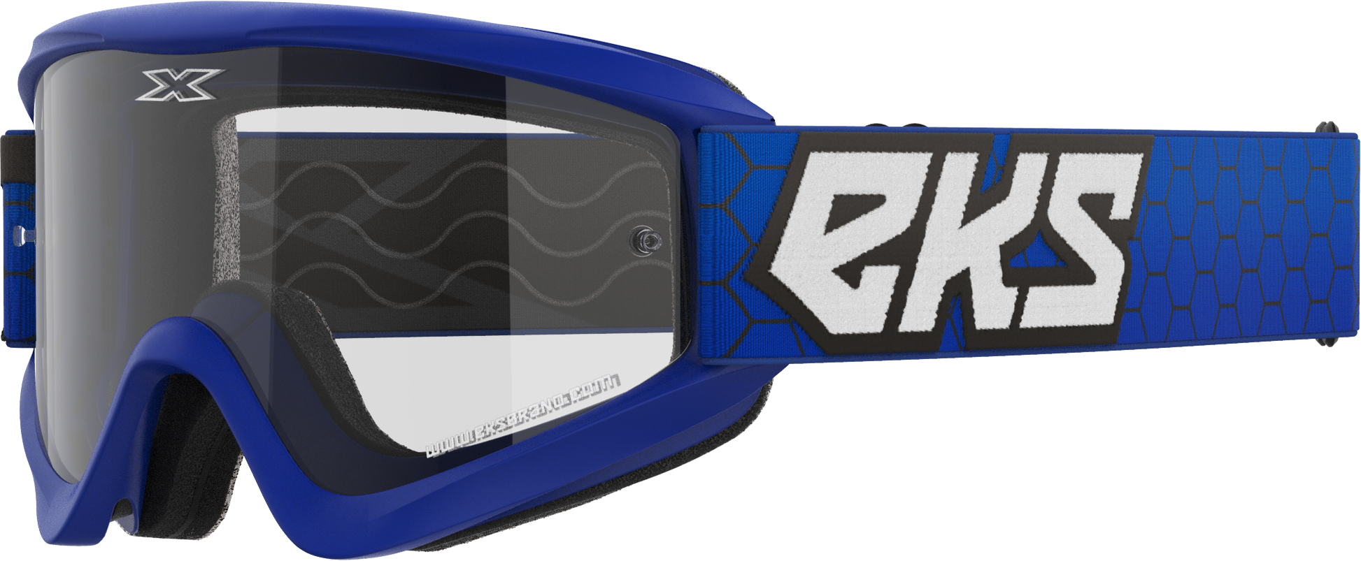 Flat Out Clear Goggle Royal Blue Clear