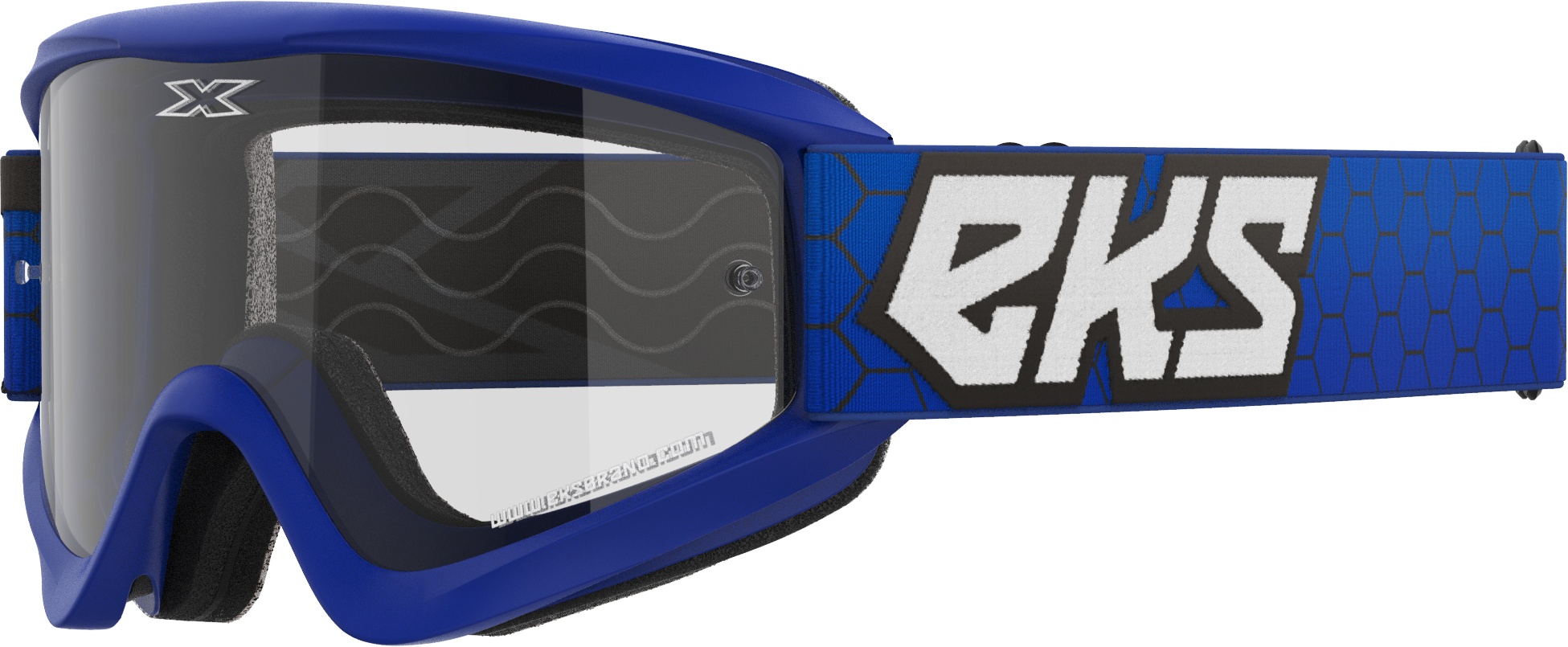 Flat Out Clear Goggle Royal Blue Clear