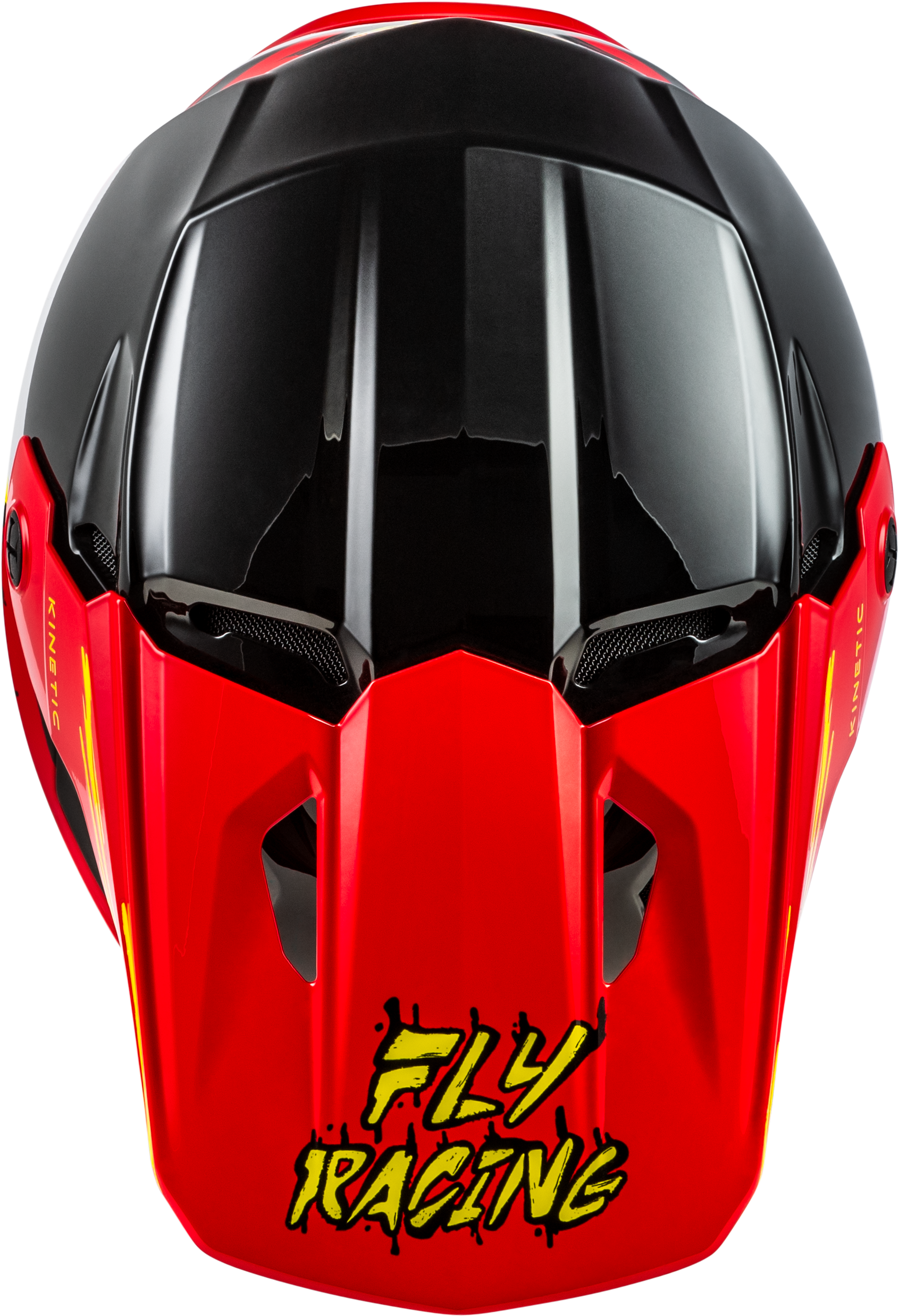 Youth Kinetic Surge Helmet Black/Red/Yellow Ys