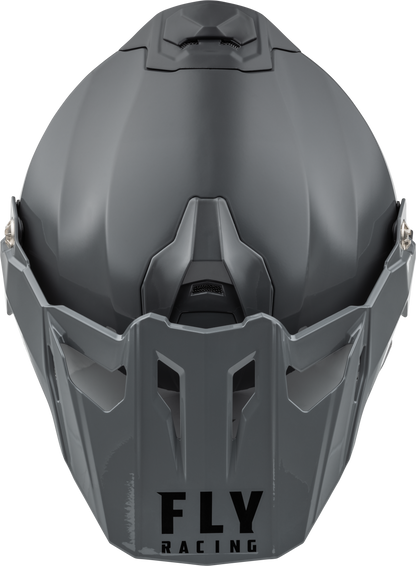 Trekker Cw Solid Helmet Elec Shld Grey Sm