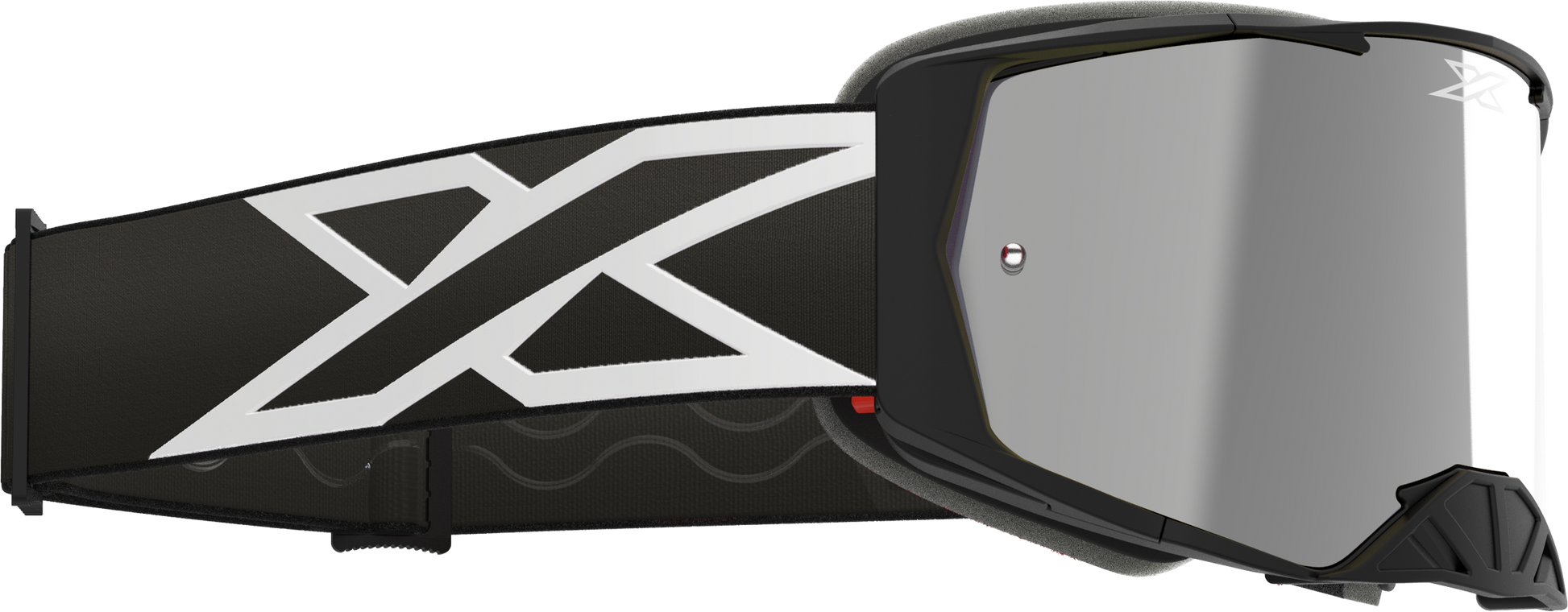 Lucid Caliber Goggle Black Silver Mirror Lens
