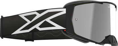 Lucid Caliber Goggle Black Silver Mirror Lens