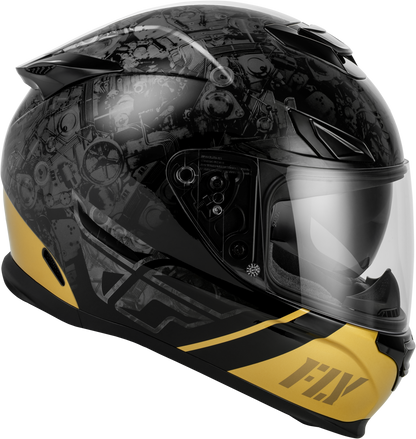 Sentinel Mech Helmet Black/Grey/Gold Xl