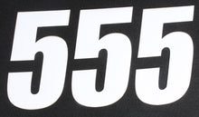 Number 5 White 6" 3/Pk