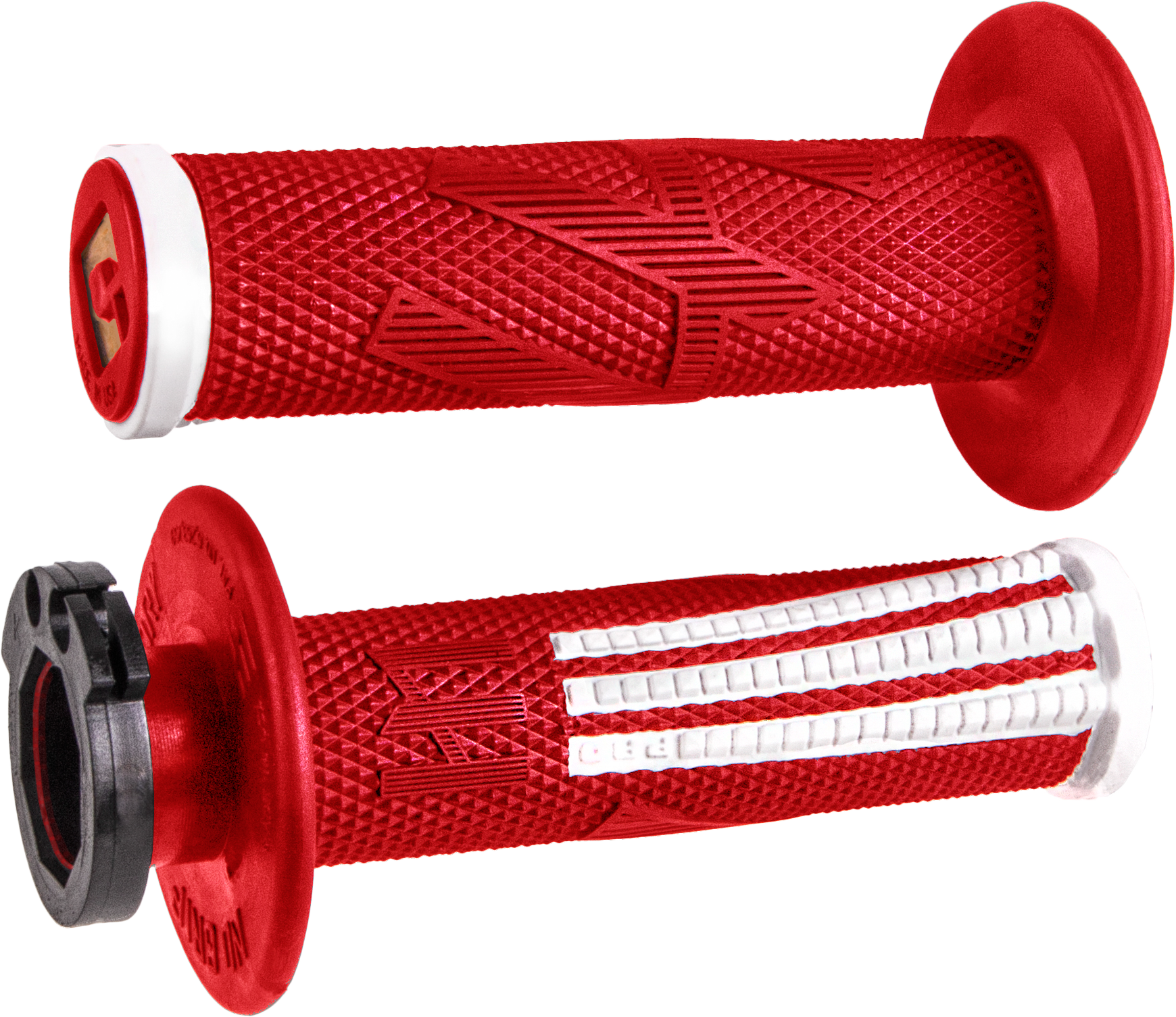 Emig2 Pro V2 Lock On Grip Red/White