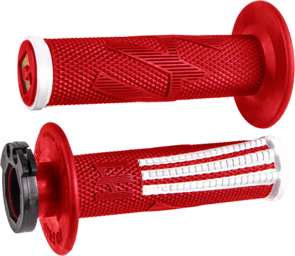 ODI Emig Pro V2 Lock On Grip - Red/White